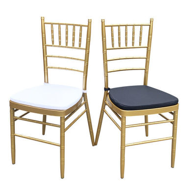 Σύγχρονη μεταλλική στοίβαση Chiavari Chair Event Chiavari Wedding Chair